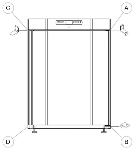GRAM F 410 RG L1 6N - Geldt alleen voor modellen met glazen deur. - 2