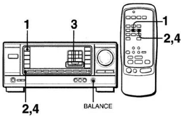 AIWA AVX220 - AJUSTE DEL EQUILIBRIO DEL NIVEL ENTRE ALTAVOCES - 1