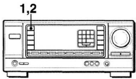 AIWA AVX220 - POUR SELECTIONNER UN MODE DOLBY PRO LOGIC - 1