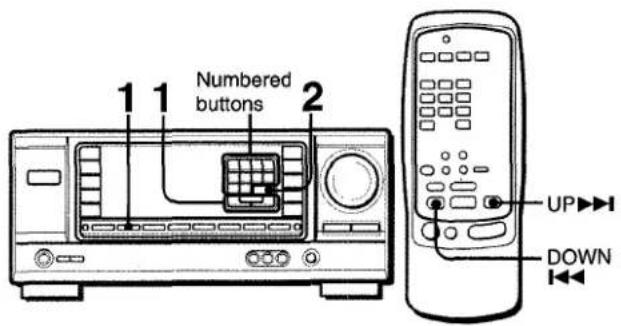 AIWA AVX220 - PRESETTING STATIONS - 1
