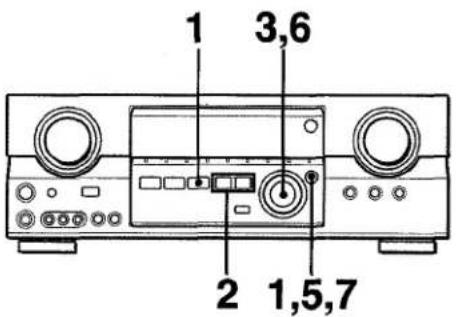 AIWA AVD55 - REGLAGE DE NOUVELLES COURBES D'EGALISATION - 1