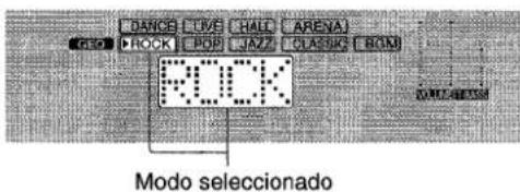 AIWA AVD55 - Presione el botón GEQ (ecualizador gráfico) y gire MULTI JOG hasta que aparezca el modo de ecualización que desee. - 2