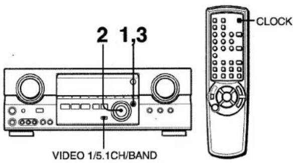 AIWA AVD55 - SETTING THE CLOCK - 1
