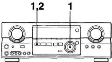 AIWA AVD55 - PARA SELECCIONAR UN MODO DOLBY PRO LOGIC - 1