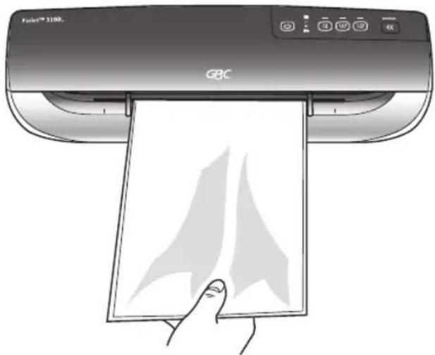 GBC Fusion 3200L - laminiervorgang - 2
