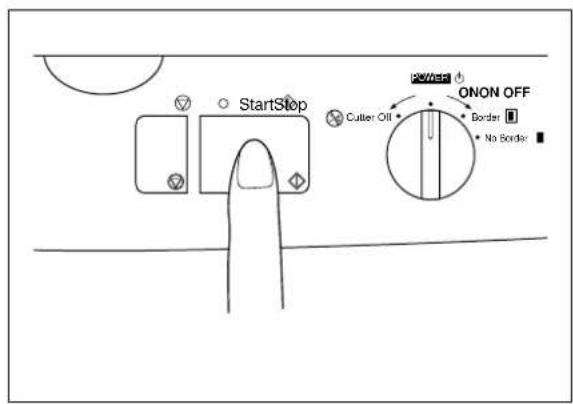 StartStop POWER ONON OFF Cutter Off Border No Border