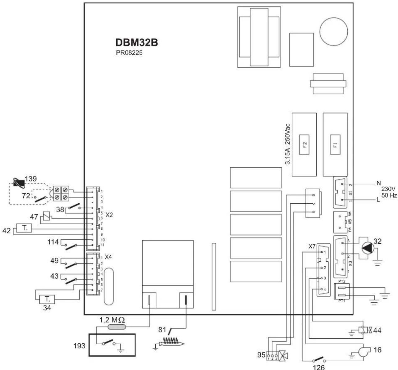 FERROLI DIVAcondens F24 - Schemea electrica - 1