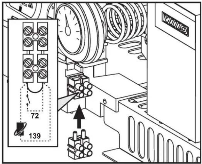 FERROLI DIVAcondens F24 - Accesso alla morsettiera elettrica - 1