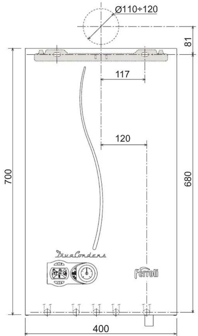 FERROLI DIVAcondens F24 - TECHNICAL DATA AND CHARACTERISTICS - 1