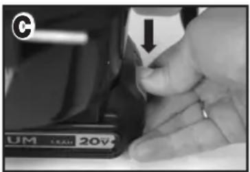 Chapin 63985 - INSTALLING AND REMOVING THE BATTERY PACK FROM THE SPRAYER - 2