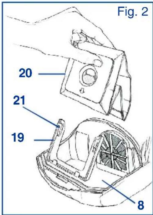 TERMOZETA New Pocket - CHANGING THE DUSTBAG - 2