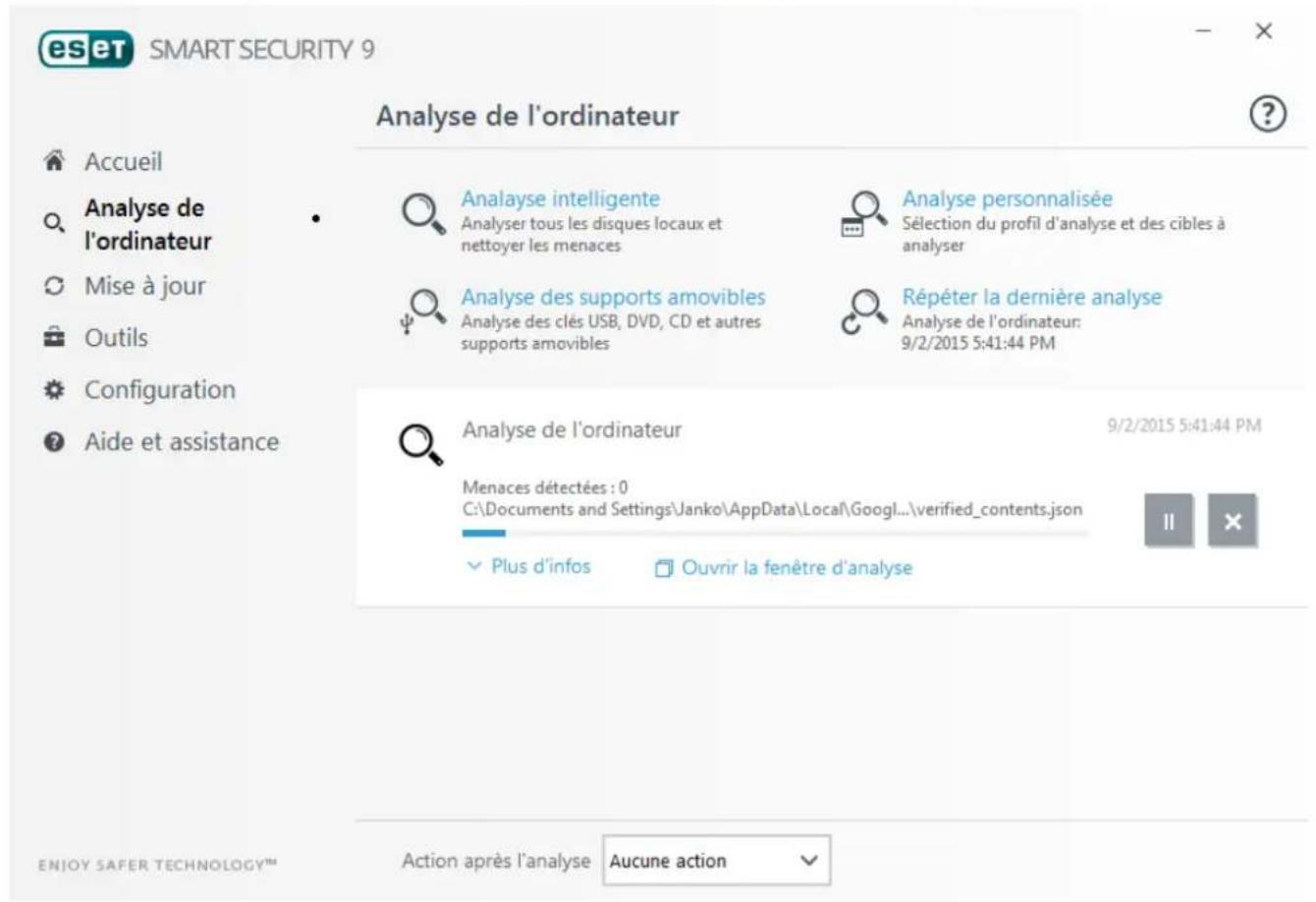 ESET Smart Security 9 - Première analyse après l'installation - 1