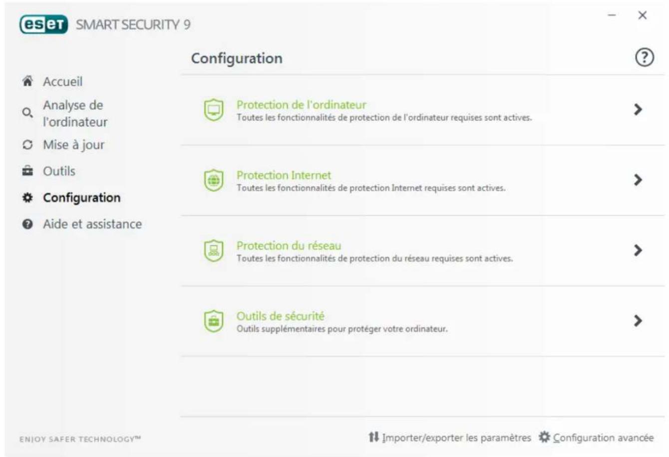 ESET Smart Security 9 - Utilisation d'ESET Smart Security - 1