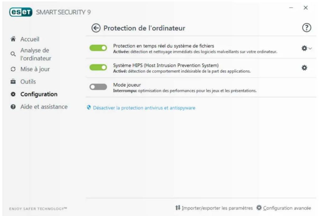 ESET Smart Security 9 - Protection de l'ordinateur - 1
