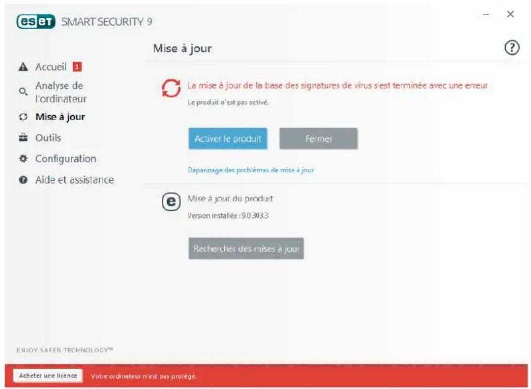 ESET Smart Security 9 - Processus de mise à jour - 2