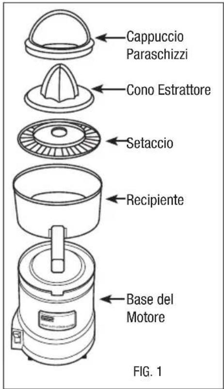 Waring Commercial JC4000 - MONTAGGIO: (VEDI FIG.1) - 1