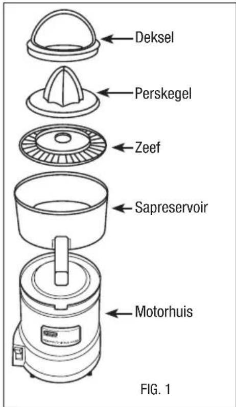 Waring Commercial JC4000 - MONTAGE: (zIE FIG. 1) - 1