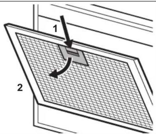 ELECTROLUX LFP516X - De filter reinigen: - 1