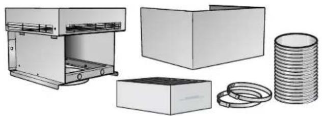 GAGGENAU AW230120 - Toebehoren voor gebruik met circulatielucht - 1