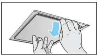 GAGGENAU AW230120 - Retirer le filtre métallique à graisse - 1