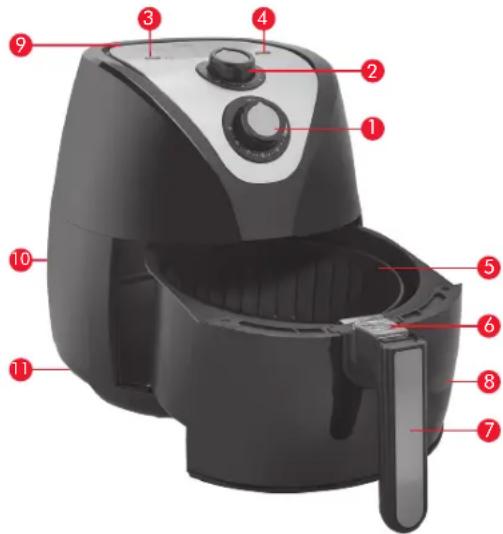 Tomado TM9025 - DESCRIPTION DES PIECES - 1