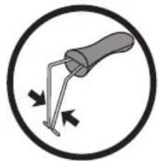 BESTRON AF450B - WERKING - Plaatsing van de handgreep - 1