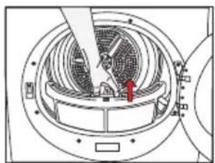 V-ZUG WTANTLWPl - Cleaning Lint Filter / Loading Door Inner Surface - 1