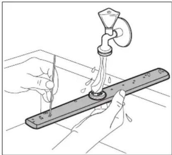 Nettoyage du bras d'aspersion supérieur 2