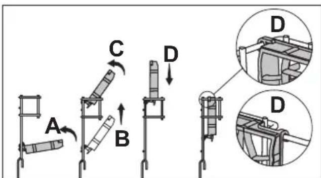 BEKO DFN100 - Support multifonction/à hauteur ajustable du panier inférieur - 6