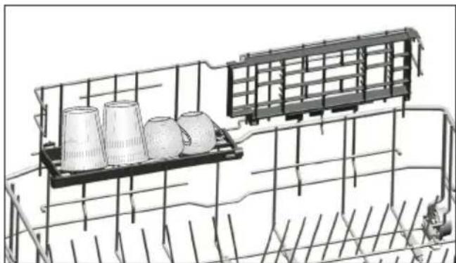 BEKO DFN100 - Support multifonction/à hauteur ajustable du panier inférieur - 1