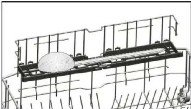 BEKO DFN100 - Support multifonction/à hauteur ajustable du panier inférieur - 2