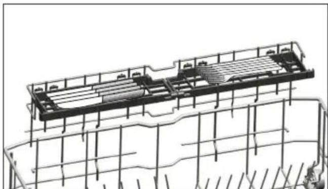 BEKO DFN100 - Support multifonction/à hauteur ajustable du panier inférieur - 3