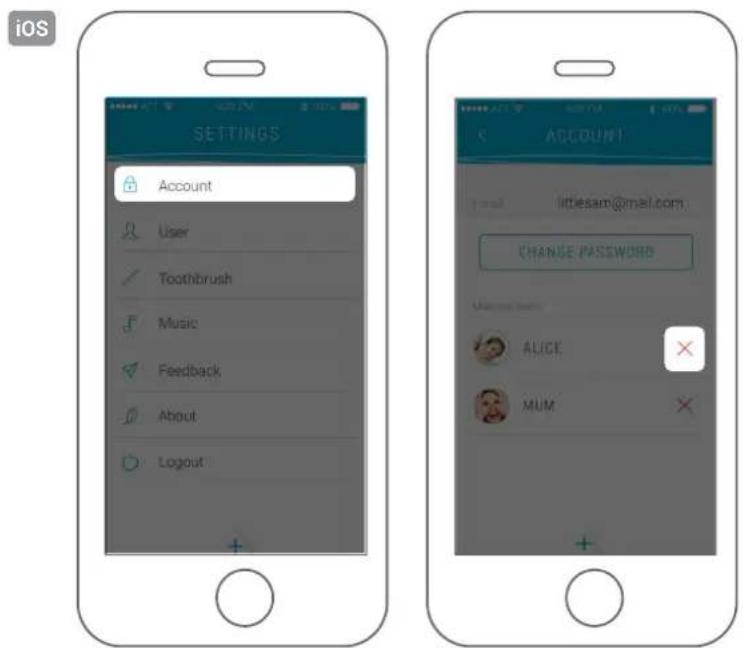 Kolibree Bluetooth - Deleting a profile - 2