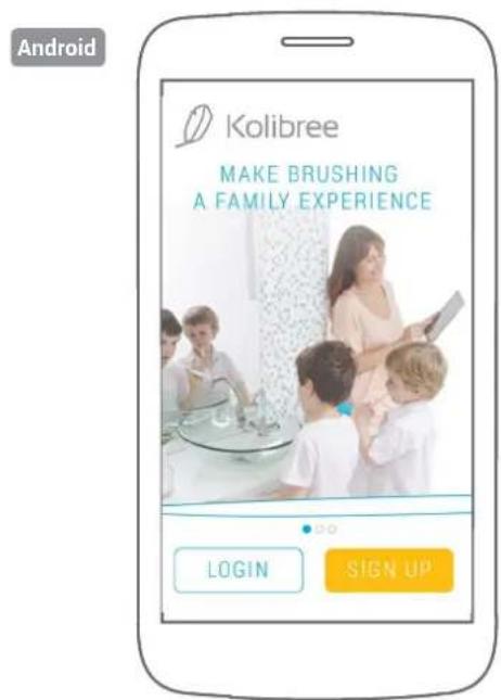 Kolibree Bluetooth - Creating the master account - 1