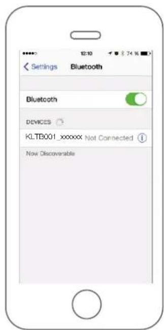 Kolibree Bluetooth - Connecting the Kolibree toothbrush to a mobile device - 3