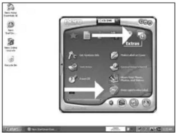 PHILIPS SPD6107BD - How to print a label using LightScribe? - 2