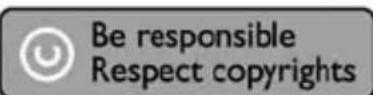 PHILIPS SPD2415SD - Be responsible Respect copyrights - 18