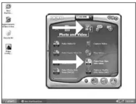 PHILIPS SPD2417BD - How to make a video disc? - 2