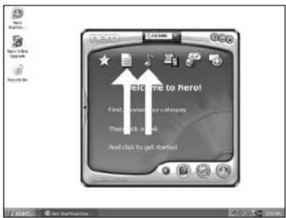 PHILIPS SPD2417BD - How to make a data or audio disc? - 2