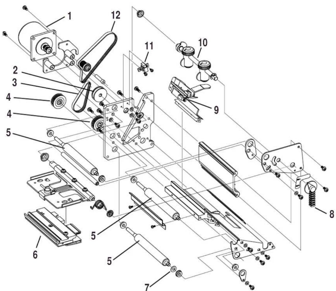 Intermec Thermal Printhead - Print Unit (EasyCoder 501 S, 501 E, & 501 SA) - 1