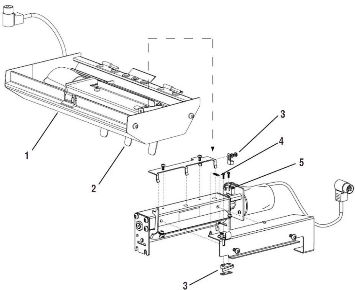 Intermec Thermal Printhead - Paper Cutter (LinerLess model) - 1
