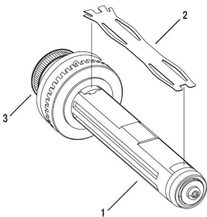 Intermec Thermal Printhead - Ribbon Rewind Unit - 1