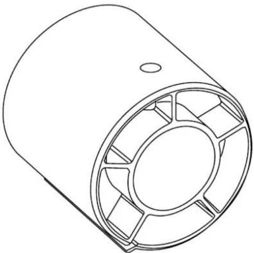 Intermec Thermal Printhead - 3-inch Bobbin Adapter - 1