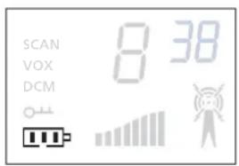 TOPCOM Twintalker 3800 Camouflage Pack - Nível de corregamento das pilhas - 1
