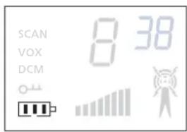 TOPCOM Twintalker 3800 Camouflage Pack - Livello di carica della batteria - 1