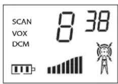 TOPCOM Twintalker 3800 Camouflage Pack - Turning the Unit ON/OFF - 1