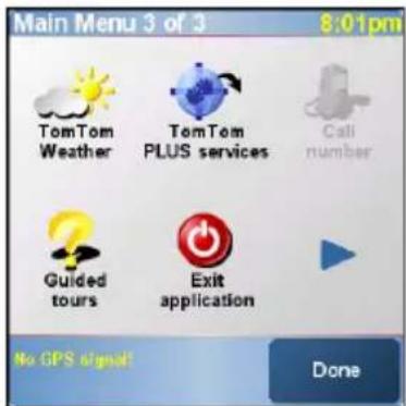 PALM 3262NA - 結束 TomTom NAVIGATOR 軟體 - 1