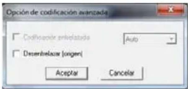 Approx APPGRABBERV2 - - Opción de codificación avanzada - 1