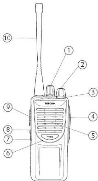 TOPCOM Protalker PT 1016 - PMR-radio - 1