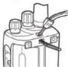 TOPCOM Protalker PT 1016 - Mise en place de la sangle - 1